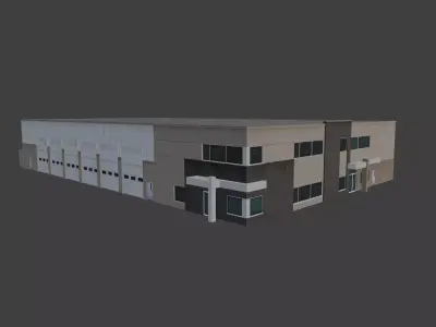 Warehouse 3D model 6