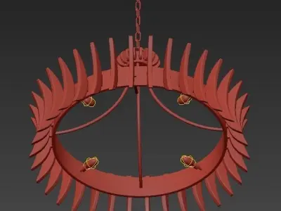Coquette Chandelier 3D model