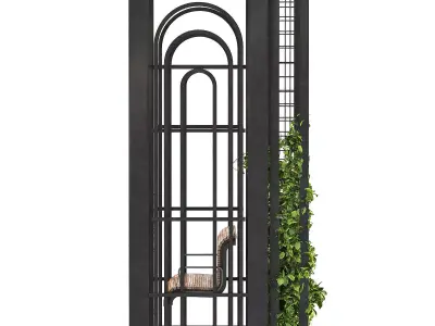 Garden Arbor Design 3D model