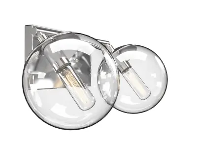 Mod 2-light Bath Vanity Wall Light P2854 3D model