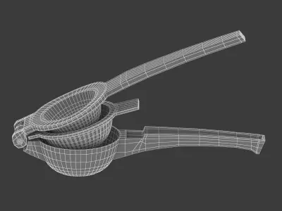 Metal Lemon Lime Squeezer 3D model