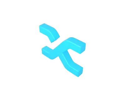 Synthetix Coin v2 001 Low-poly 3D model