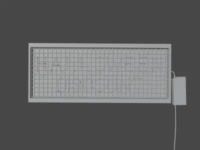 Neon Halloween Discount 3D model