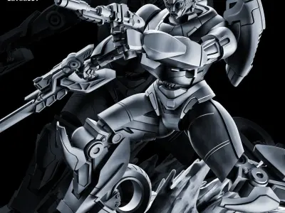 Iron Thighs of Thunder 75mm 3D print model