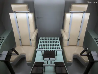  Boeing 747-300 Jet Airliner Rigged 