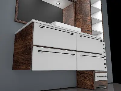 Bathroom Cabinet 3D model