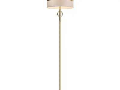 Modern Gold Floor Lamp 3D Model 3D model