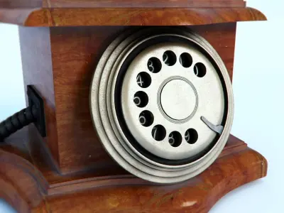 Telefone vintage telephone 3D model