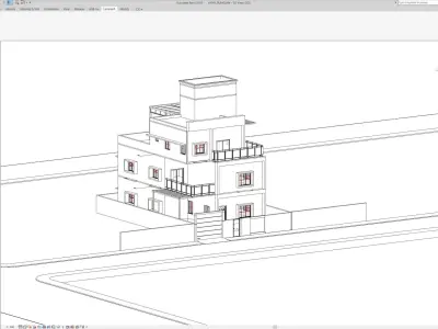 House Exterior 3D model 2
