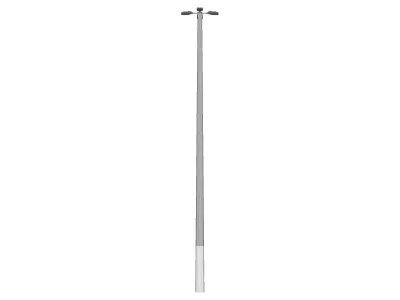 Concrete Lamp Post - Light Pole - Light Post - Street Light 15 3D model