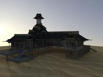 Exterior Scene 3D model 3D model buy