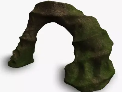 Small Arch - Moss 1 Low-poly 3D model