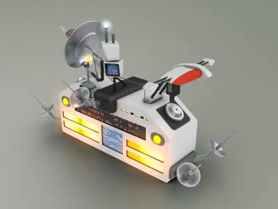 Skyway Condition Weather Station 3D model