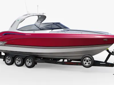  Formula 350FX Luxury Sport Boat and Trailer 