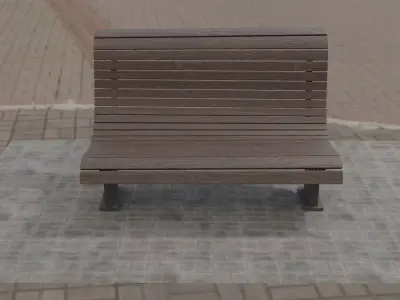 Park Bench 3D model