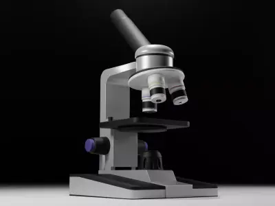 3D Microscope Model 3D model