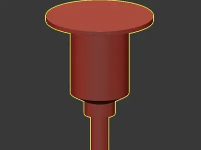 TRUDY wavy pendant light 3D model