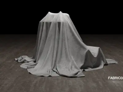 Fabric cover 3D model