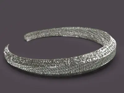 Light cuff bracelet 3D print model