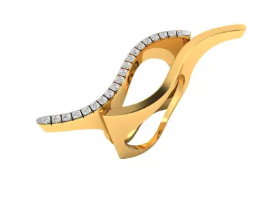 Women Ring Render 3dm STL MTL SLC JCD OBJ FBX Details 3D print model 66