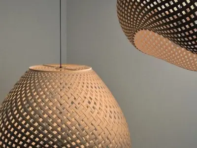 Rattan Lamp 3D model