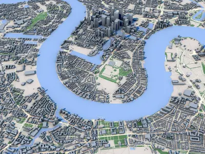 London City England 3D model