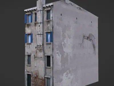 Old Building 924 Low-poly 3D model
