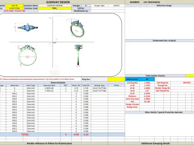 Pear Trilogy Diamond Ring 3D Model 3D print model