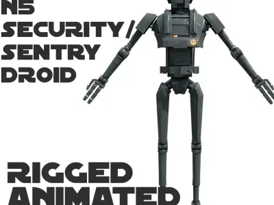 New Republic Security Droid 3D model