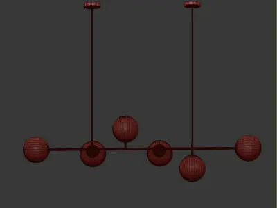 Sia New Chandelier Loft4you 3D model