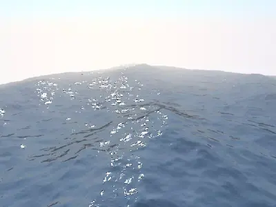 Ocean Low-poly 3D model