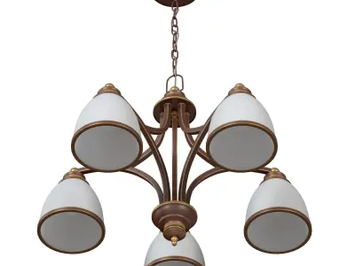 Hanging chandelier A9518LM-5BA 3D model
