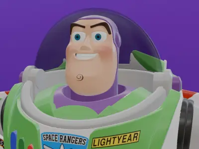 Buzz Lightyear 3D Model - High-Quality Toy Story Character 3D model