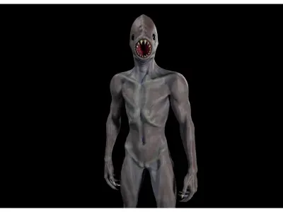 Snork Game Ready Low-poly 3D model