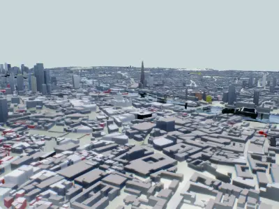 London 3D model purchase