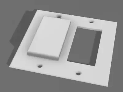 Rocker Switch Guard 3D print model