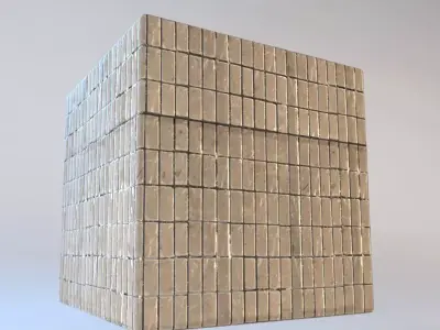 Subway Tiles 3D model
