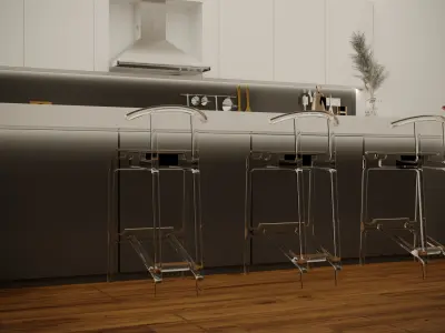 modern kitchen 3D model