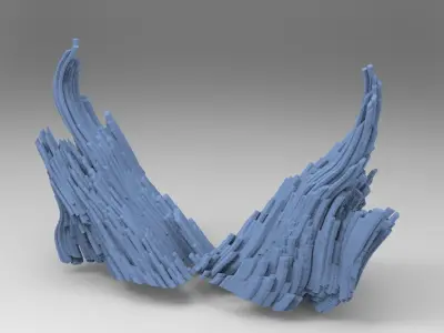 Hansel and Gretel Cliffs Witches top 3D model