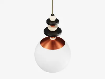 Maru Pendant Light 10-17 3D model