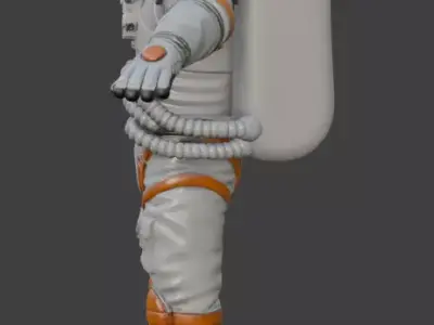 Astronaut Spacesuit 3D Model 3D model