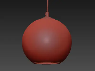 SWIRLING GLASS GLOBE PENDANT LIGHT from Shades of Light 3D model