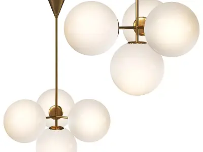 Ardsley Cluster Chandelier 3D model