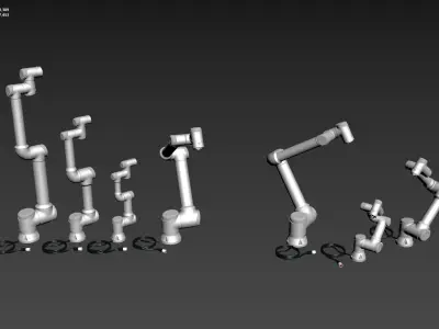 UR  robotic 3D model