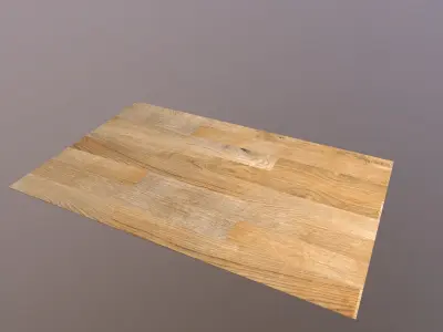 Wooden Floor Low-poly 3D model purchase