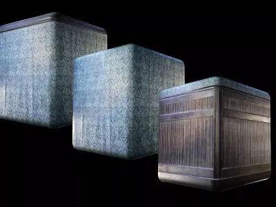 Victorian Blue Wallpaper Texture Texture