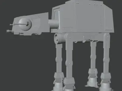 Imperial AT AT  Low-poly 3D model