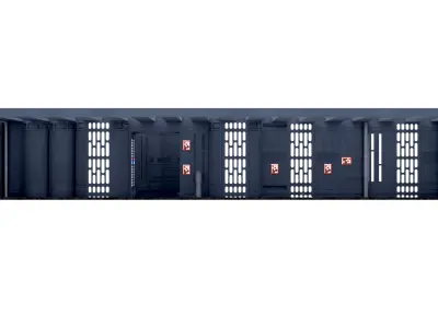 Set 7b - Death Star Hallway 2 1-12 scale Blackseries 3D Model Pack