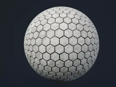 Marble Tile Seamless PBR Texture Texture