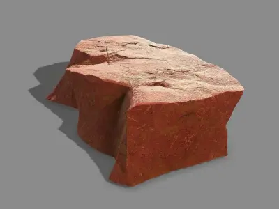 Mountain Rock 04 Low-poly 3D model